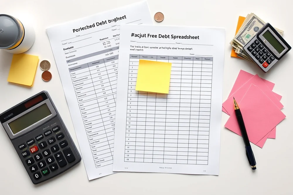 best free debt snowball spreadsheet — Best Free Debt Snowball Spreadsheet (the finished result)